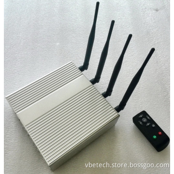 4 Bands Mobile Signal Jammer, Signal Blocker with IR Remote Control